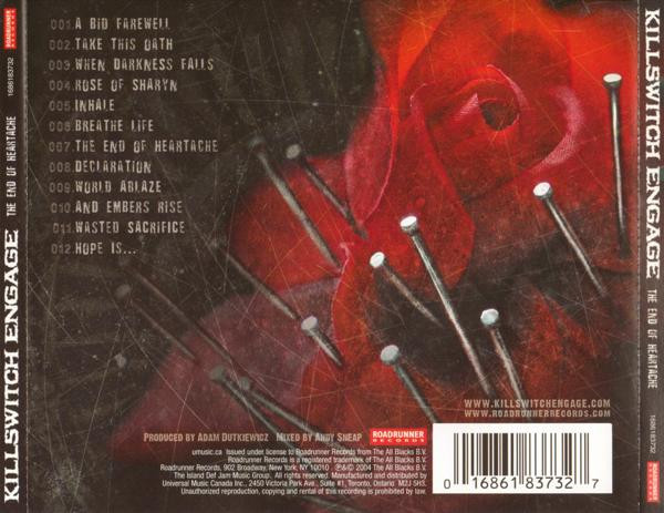 KILLSWITCH ENGAGE CD - 2004 Their 3rd - End of Heartache in CDs, DVDs & Blu-ray in Kitchener / Waterloo - Image 2