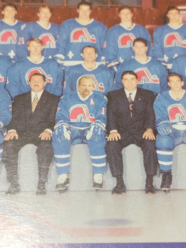 NHL 1994-95 or 1995-96 Quebec Nordiques team postcard in Arts & Collectibles in City of Toronto - Image 4