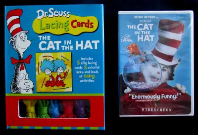 Dr. Seuss The Cat in the Hat, Book plus DVD **NEW**, View more