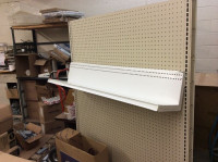 Lozier almond or white colour Angled shelves