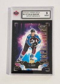 Cale Makar rookie KSA 9 MINT