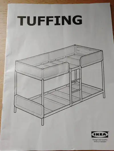 Bunk Bed from IKEA. Fair Condition. Mattress not included. Bed is disassembled. In Storage. Instruct...