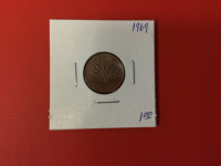 1969 Canada Small Penny
