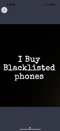 Sell your Blacklisted phone