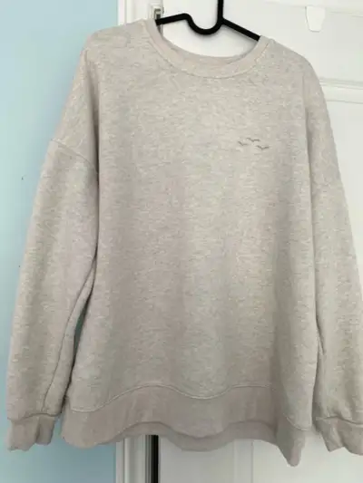 Women’s grey fleece sweatshirt, View more