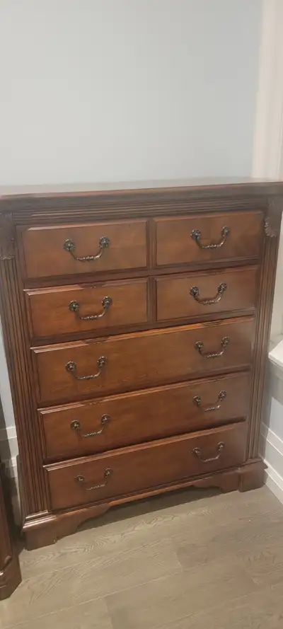 Traditional Style Tall Wooden Dresser, View more