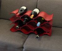 Wavy wine rack - 12 bottles / bouteilles - casier à vin