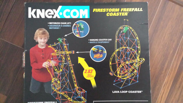 knex Firestorm freefall coaster in Toys & Games in Sault Ste. Marie