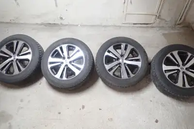 Subaru Outback Legacy Forester OEM 18”x 7" Factory Wheels and Tires Set of 4 mounted with Nokian Hak...