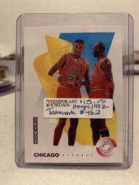 Michael Jordan Pippen  Skybox NBA HOOPS 1992 #462 Showcase 267