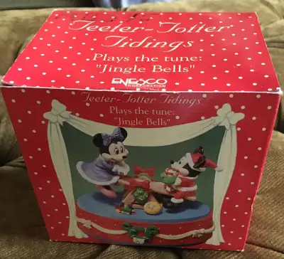 This is for an ENESCO / Walt Disney Mickey & Minnie Mouse called teeter totter tidings Christmas mus...