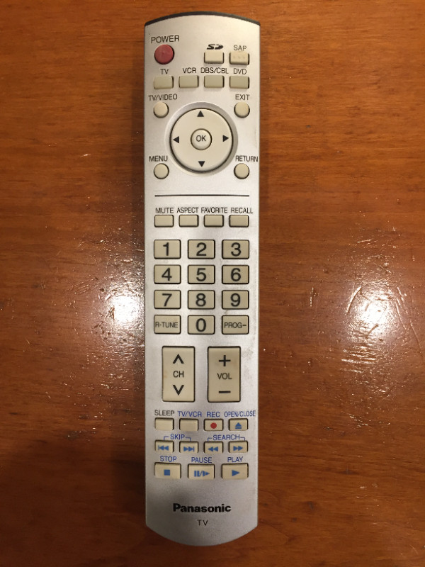 Panasonic TV Remote Control EUR7737Z20 in Video & TV Accessories in St. Catharines