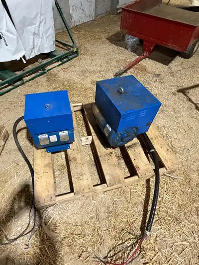 2 Temco rotophases Converts single phase into 3 phase power 1- 10 hp 1- 15 hp Both run as they shoul...