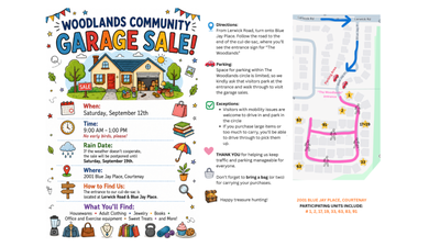 The Woodlands Community Garage Sale, View more