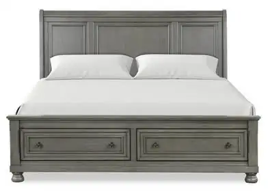 Chelsea Platform King Storage Bed with Headboard & Frame, View more