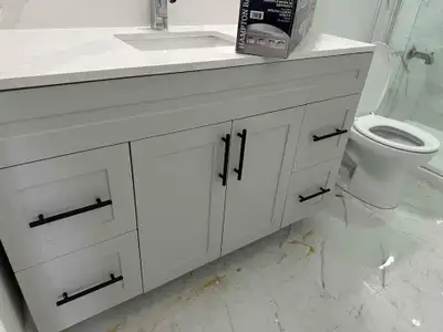 KITCHEN Cabinets + Kitchen Countertops- We are able to customize and complete all types of cabinets...