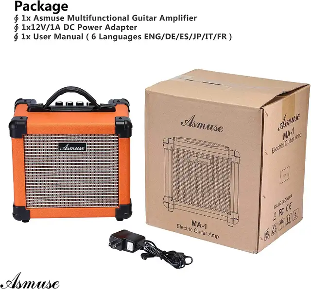 New Asmuse 10W Portable Electric Guitar Amplifier Speaker Combo in Amps & Pedals in Markham / York Region - Image 10