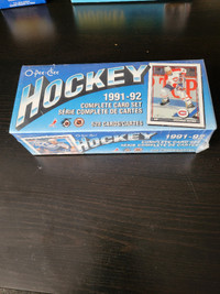 1991 - 92 OPC hockey factory set