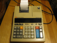 Vintage TA Adler-Royal 1123PD Nova 12 Digit Printing Calculator