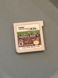 Minecraft new Nintendo 3ds edition