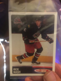 Rick Nash topps total rookie card