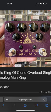 68 pedals king of clone