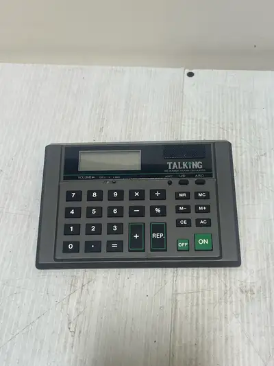 This big number talking calculator is in used condition and fully functional, ready to assist with y...