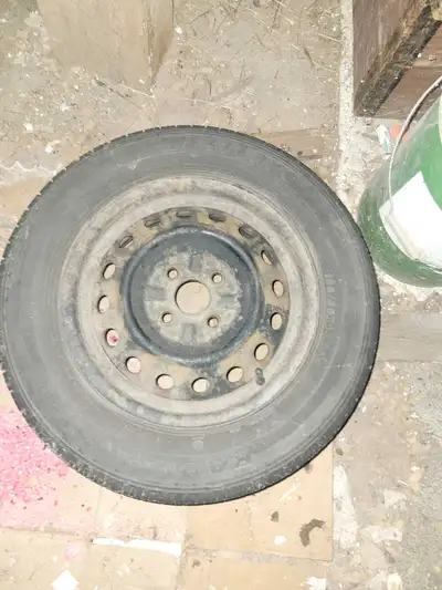 Make an offer 4 x 185 65 14 tires on 4x100 wheels 255 55 18 2 good winter tires 245 70 17 a set of 4...