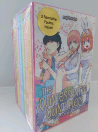 The quintessential quintuplets part 1 manga box set, vol.1-7 NEW