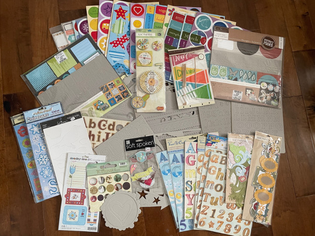 Great selection of scrapbook supplies lot #2 in Hobbies & Crafts in Moose Jaw