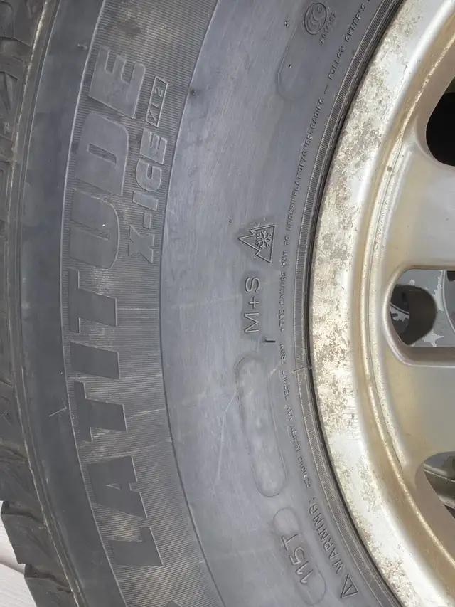 4 Michelin winter tires on 17 inch aluminum rims in Tires & Rims in Bridgewater - Image 6