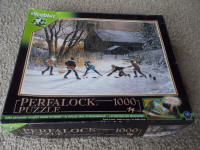 Wrebbit Perfalock-Saturday Night (hockey) Foam Puzzle 1000 Piece