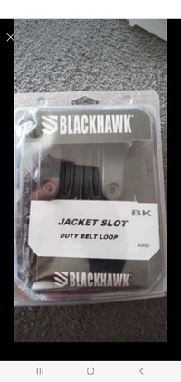 BLACKHAWK Jacket Slot Duty Belt Loop