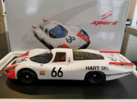 1:18 Resin Not Diecast Spark 1968 Porsche 907 LeMans 2nd #66
