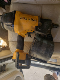 Coil air nailer with hook