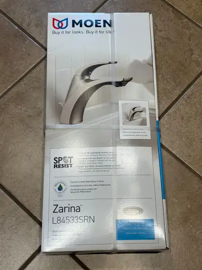 Moen Bathroom faucet - Moen Zarina L84533SRN Bathroom Faucet - Spot resist brushed nickel stainless...