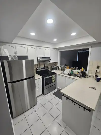 Located at Eglinton/Kennedy, one of 3 bedroom available for renting to a single female. The room is...