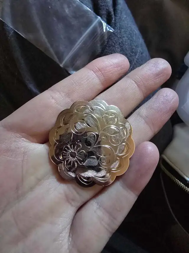 Silver brooch