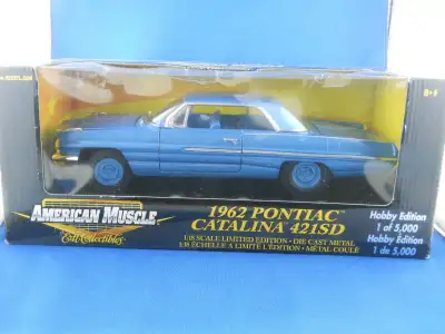 Ertl 1962 Pontiac Catalina 421SD Hobby Edition 1 of 5000 1:18 Die cast model car. Was in a display c...