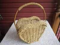 Beautiful Vintage Rope Style Wicker Basket