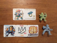 Neclos Fortress lot of 2 mini figures from Japan 1986