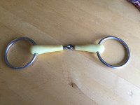 Happy Mouth loose ring snaffle. 5.5in