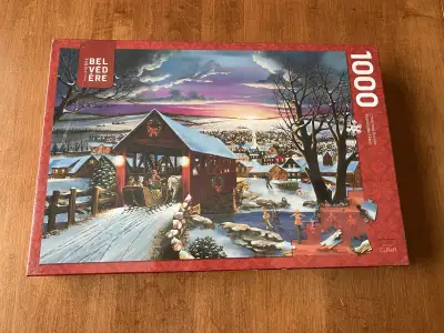 New 1000-Piece Trefl Belvédère Christmas Puzzle, Home Again, View more