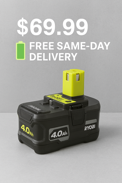  RYOBI 18V ONE+ 4.0Ah Battery — $69.99 / $130 — FREE DELIVERY!, View more