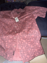 New Michael Kors Short Sleeve Dress Shirt (medium) 