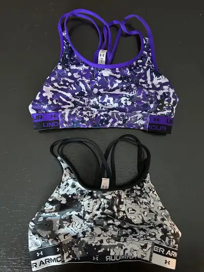 Youth under armour sports bras - size YM, View more