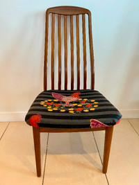 Danish teak mid century modern dining chairs (4)