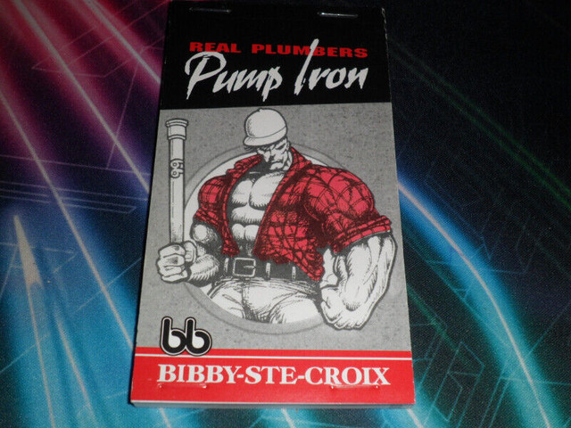 5 of REAL PLUMBERS PUMP IRON BB BIBBY-STE-CROIX NOTEBOOK PAD 3.5 in Other in Markham / York Region