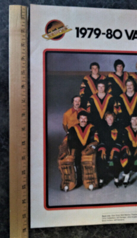 Vintage 1979-80 Vancouver Canucks - team photo in Arts & Collectibles in Victoria - Image 4