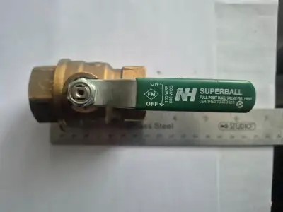 NH SUPERBALL FULL PORT BALL VALVE FIG. 1969F BRASS 1-1/4" 600WOG, View more